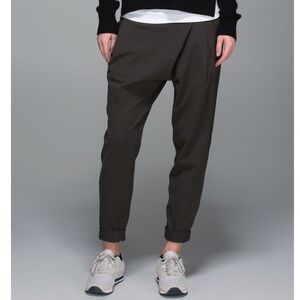 Lululemon Women's Yogini Trouser Pant Dark Wren Size 8